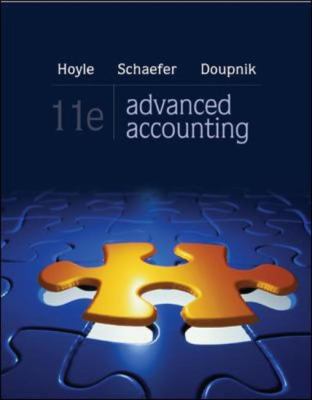 Loose-Leaf Advanced Accounting 0077489381 Book Cover