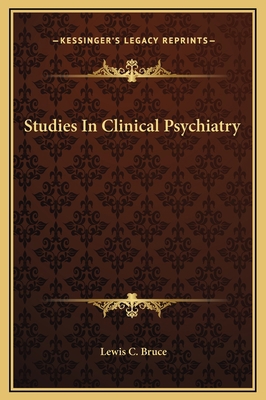 Studies In Clinical Psychiatry 1169305504 Book Cover