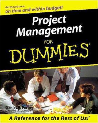 Project Management for Dummies 076455283X Book Cover