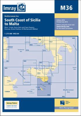 Imray Chart M36: South Coast of Sicilia to Malt... 1846237718 Book Cover