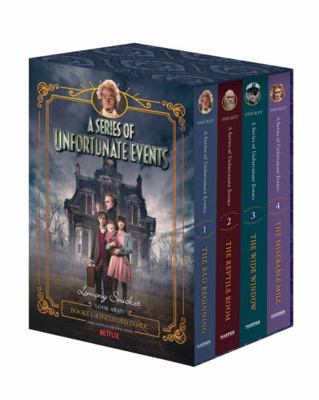 A Series of Unfortunate Events #1-4 Netflix Tie... 0062796143 Book Cover