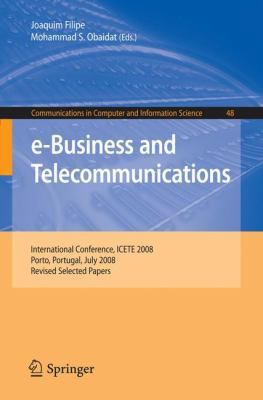 e-Business and Telecommunications 3642051960 Book Cover