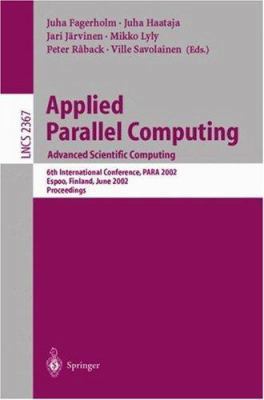 Applied Parallel Computing: Advanced Scientific... 354043786X Book Cover