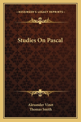 Studies On Pascal 1163620041 Book Cover