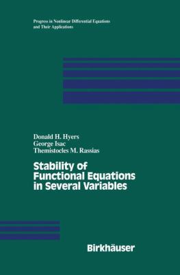 Stability of Functional Equations in Several Va... 081764024X Book Cover