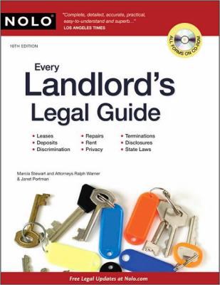 Every Landlord's Legal Guide [With CDROM] 1413311970 Book Cover