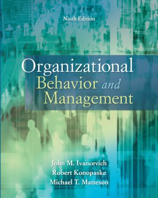 Organizational Behavior and Management 0073530506 Book Cover