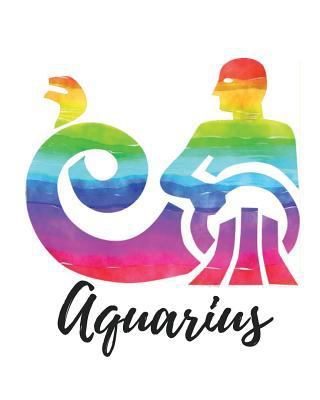 Aquarius: Cornell Notes, 150 pages, Design Rainbow 1727602269 Book Cover