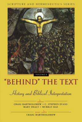 Behind the Text: History and Biblical Interpret... B0073TD4XQ Book Cover