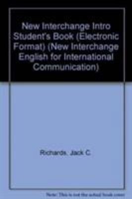 New Interchange Intro Student's Book (Electroni... 0521548764 Book Cover