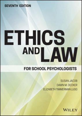 Ethics and Law for School Psychologists B077X4VRQ1 Book Cover