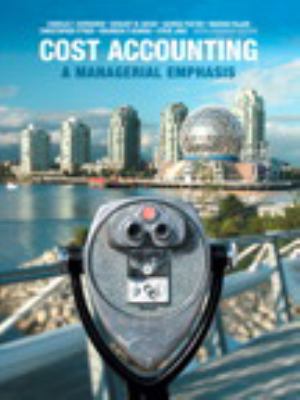 Cost Accounting: A Managerial Emphasis, Sixth C... 0133392880 Book Cover