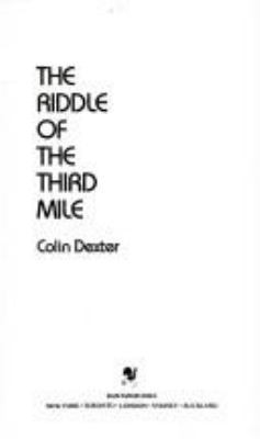 The Riddle of the Third Mile 0553273639 Book Cover