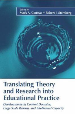 Translating Theory and Research Into Educationa... 0805851488 Book Cover