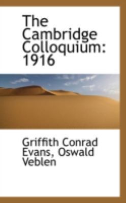 The Cambridge Colloquium: 1916 0559164890 Book Cover