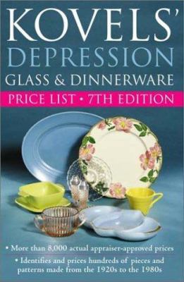 Kovels' Depression Glass & Dinnerware Price List 0609806408 Book Cover