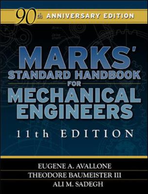 Marks' Standard Handbook for Mechanical Engineers 0071428674 Book Cover