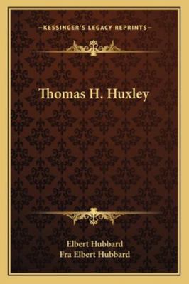 Thomas H. Huxley 1162877839 Book Cover