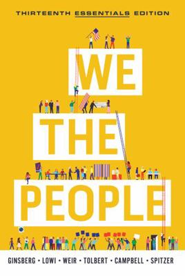 We the People an Introduction to American Politics 0393427021 Book Cover