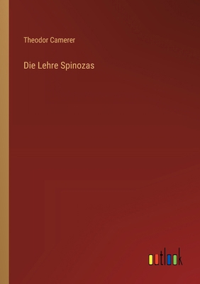Die Lehre Spinozas [German] 3368528653 Book Cover