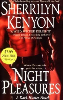 Night Pleasures (Large Print) (Dark-Hunter) 1419322591 Book Cover
