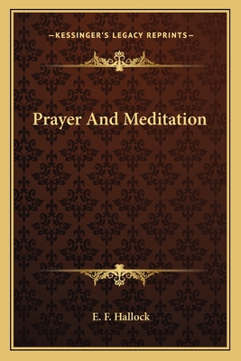 Prayer And Meditation 1163151483 Book Cover