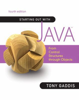 Starting Out With Java: From Control Structures... 0136080200 Book Cover
