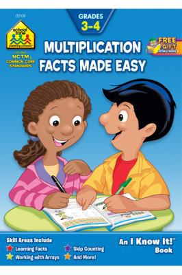 Multiplication Facts Made Easy 3-4 B00CXK6CB6 Book Cover