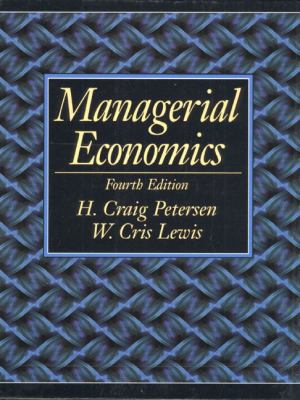 Managerial Economics 0139762833 Book Cover