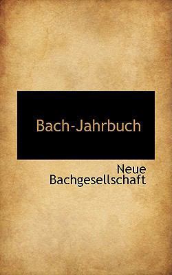 Bach-Jahrbuch 055976426X Book Cover