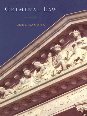 Criminal Law 0495095397 Book Cover