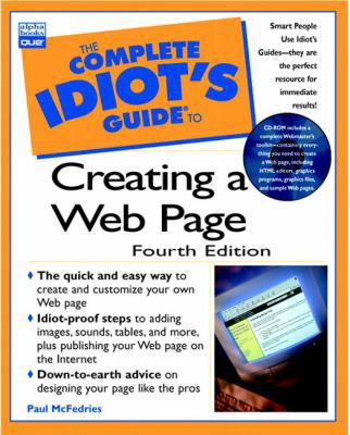 The Complete Idiot's Guide to Creating an HTML ... B007ZI1Q9Y Book Cover