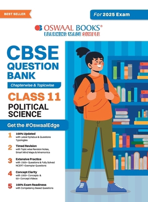 Oswaal CBSE Question Bank Class 11 Political Sc... 9359582565 Book Cover