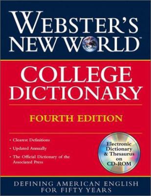 Webster New World College Dictionary [With CDROM] 0028631218 Book Cover