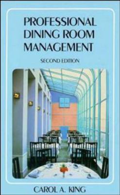 Professional Dining Room Management 0471289345 Book Cover
