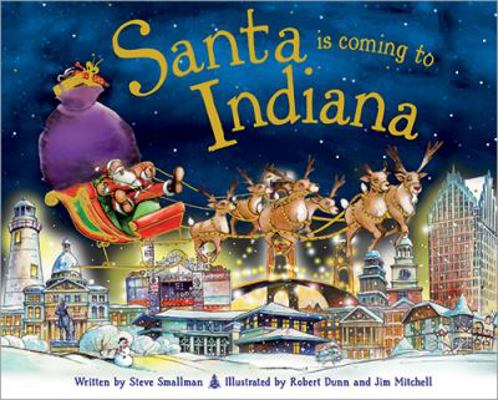 Santa Is Coming to Indiana 1402288034 Book Cover