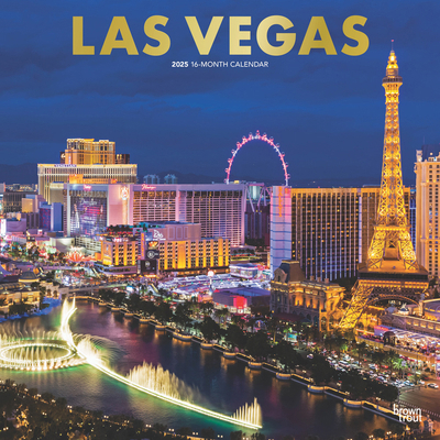 Las Vegas 2025 12 X 24 Inch Monthly Square Wall... 1975475062 Book Cover