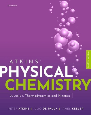 Atkins Physical Chemistry V1 0198851308 Book Cover