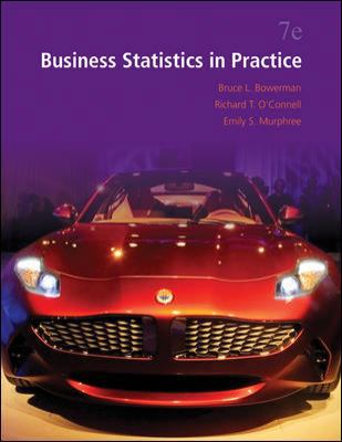 Business Statistics in Practice 0073521493 Book Cover