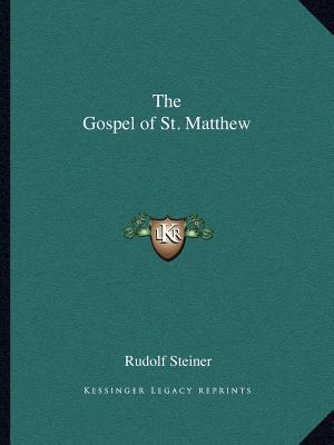 The Gospel of St. Matthew 1162595116 Book Cover