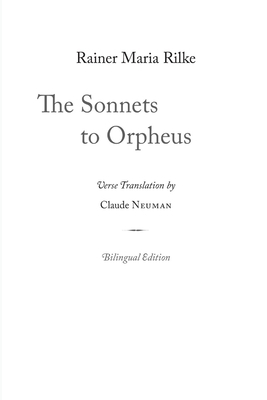 The Sonnets to Orpheus 0359819567 Book Cover