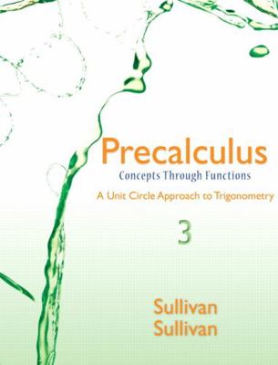 Precalculus: Concepts Through Functions, a Unit... 032192603X Book Cover