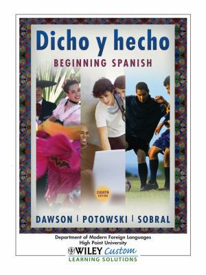 Dicho Y Hecho Beginning Spanish [Spanish] 0470924241 Book Cover