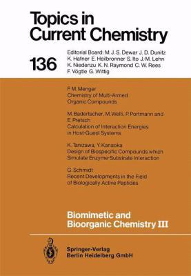Biomimetic and Bioorganic Chemistry III 3662151723 Book Cover