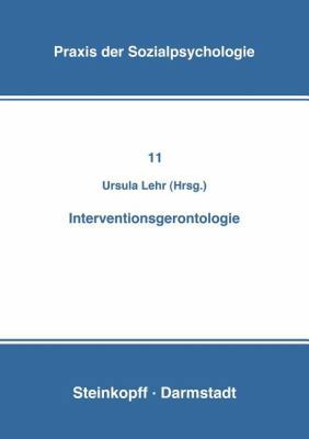 Interventionsgerontologie [German] 3798505527 Book Cover