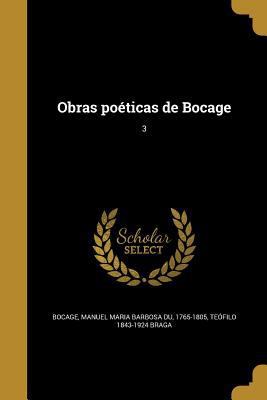 Obras poéticas de Bocage; 3 [Portuguese] 1372282033 Book Cover