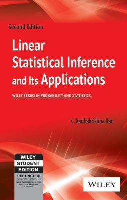 Linear Statistical Inference and Its Applications 8126523514 Book Cover