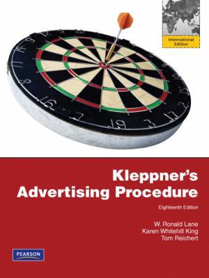 Kleppner's Advertising Procedure 0132465515 Book Cover