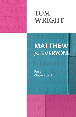 Matthew for Everyone: Part 2 0281071934 Book Cover