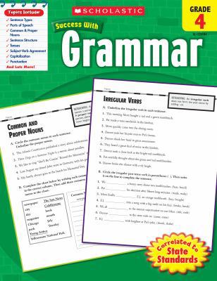 Scholastic Success with Grammar: Grade 4 Workbook B00QFXWP54 Book Cover